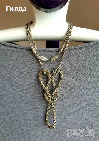 винтидж колие Guy Laroche, снимка 9 - Колиета, медальони, синджири - 56698357