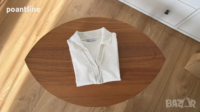 ZARA нежна поло блузка боди