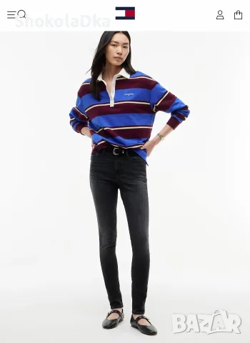 Дънки с висока талия Tommy Hilfiger 