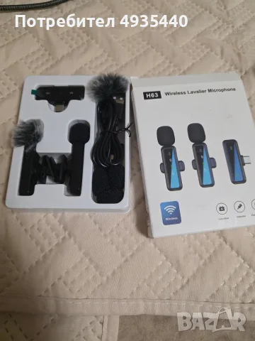 микрофон  wireless Lavalier Microphone , снимка 2 - Микрофони - 56741060