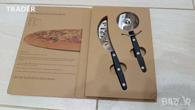 Комплект ножове за пица 2 части MOOKA Pizza, снимка 2 - Прибори за хранене, готвене и сервиране - 21373485