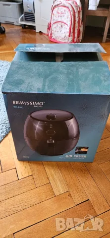 Air fryer Bravissimo, еър фрайър, снимка 3 - Фритюрници - 56554168