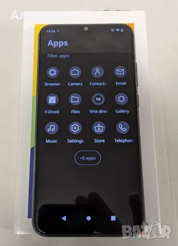 Смартфон Volla Phone / Gigaset GS290 с инсталирана Volla OS, безжично зареждане Qi