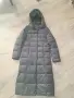 Дълго зимно яке тип пухенка с качулка, снимка 2