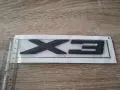 черна емблема BMW X3, снимка 3