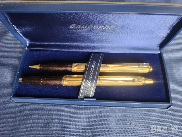 Ballograf / Балограф - химикалки и 2 автомат.молива - позлатени, Швеция, моdel "Epoca" и др., нови