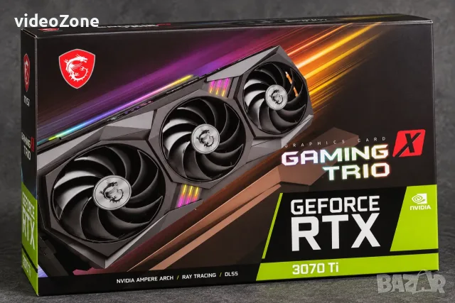 MSI GeForce RTX 3070 Ti Gaming X Trio 8GB – Легендарна серия – Перфектно състояние!