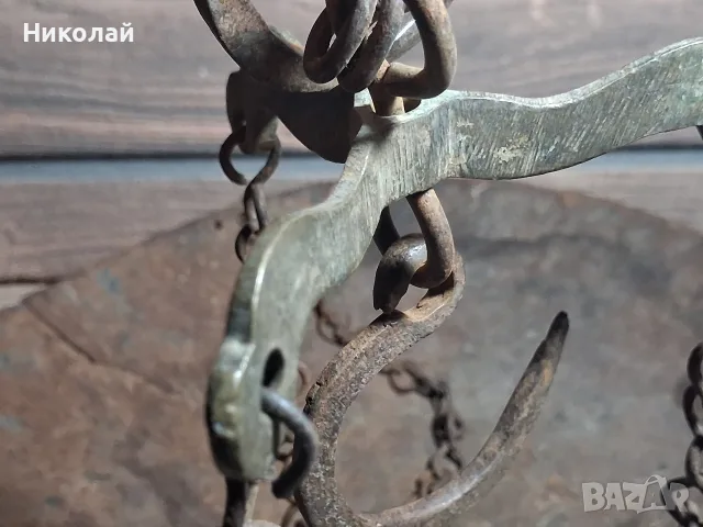 Стар Бронзов Кантар Паланца с Топуз, снимка 10 - Антикварни и старинни предмети - 56570297