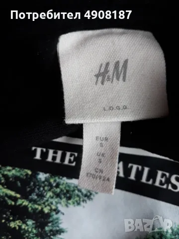 суичър с качулкa групи Beatles. H & M, снимка 3 - Суичъри - 56563880