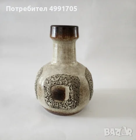 Керамична немска ваза, снимка 2 - Вази - 56681185