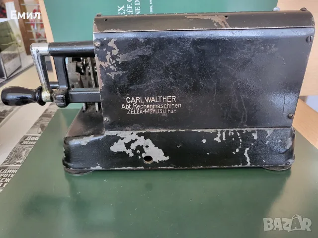 Антикварна сметачна машина WALTHER, снимка 3 - Колекции - 56637097