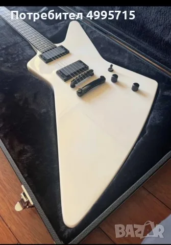 Epiphone 80s Explorer White - Нов с Калъф и Куфар, снимка 4 - Китари - 56745107