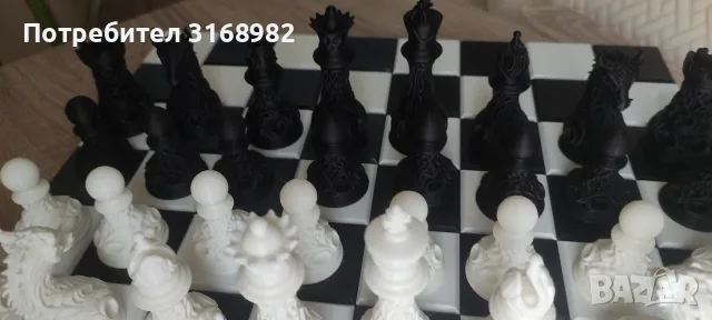 Стилен шах за игра с фигури, снимка 7 - Настолни игри - 56553143