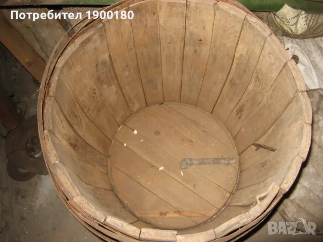 старо буре за декорация, снимка 2 - Бидони, бурета и бъчви - 56653954