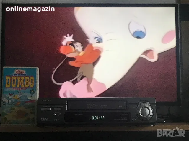 Видеокасета “ DUMBO CLASSIC DISNEY “, снимка 8 - Анимации - 56706114