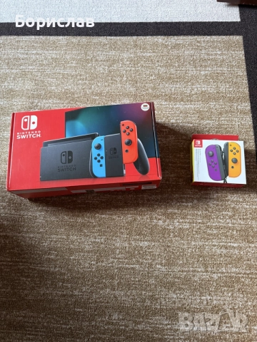 Nintendo Switch V2 с аксесоари, снимка 4 - Nintendo конзоли - 56554685