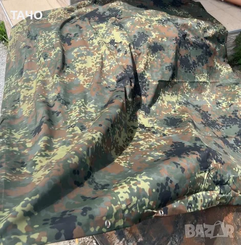 Камуфлажно платнище с капси Тип Flecktarn, снимка 4 - Къмпинг мебели - 56602588