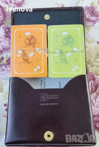 Ретро комплект мини карти за пасианс , снимка 3 - Карти за игра - 56581339