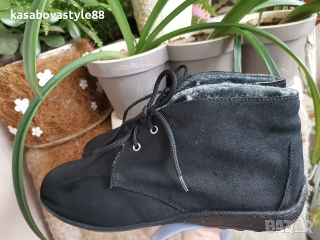 Боти от естествен велур 37 н. , снимка 9 - Дамски боти - 56661084