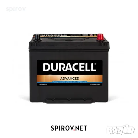 Акумулатор Duracell Advanced JIS 12V 70Ah 600A DA70 (R+)