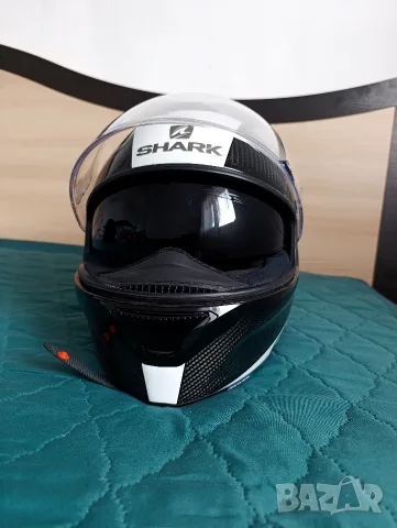 Каска Spartan Carbon Skin, снимка 2 - Спортна екипировка - 56732309