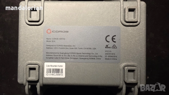 COROS VERTIX  часовник Водонепроницаем твърд куфар (Hard Case),, снимка 3 - Мъжки - 56660657