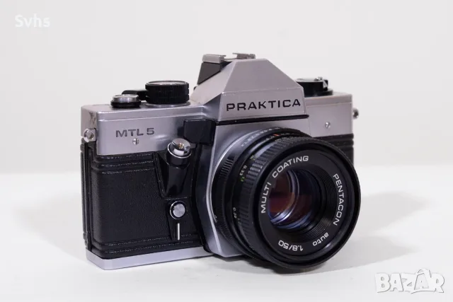 Praktica MTL 5 с обектив Pentacon auto 50mm f/1.8 Multi Coating M42
