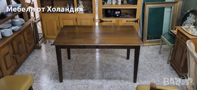Дъбова трапезна маса + 4 стола