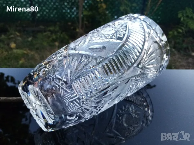 * Bohemia * - кристална ваза , снимка 5 - Вази - 56629283