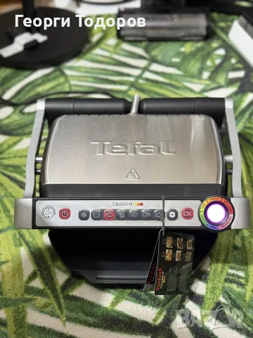 ЧИСТО НОВ Смарт грил Tefal OptiGrill+ GC712D (2000W), снимка 3 - Скари - 56641438