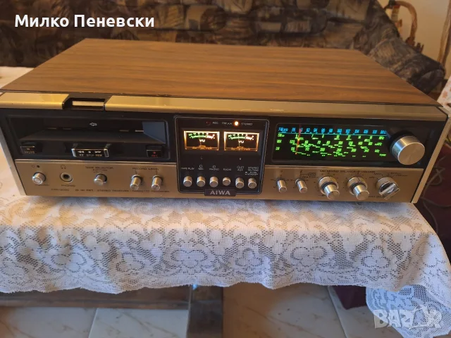 AIWA TPR-3020 VINTAGE HI FI STEREO RECEIVER STEREO CASSETTE RECORDER.MADE IN JAPAN.