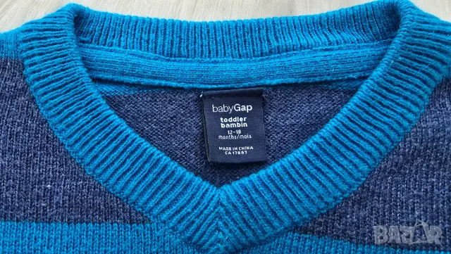 Бебешки пуловер babyGap 12-18 месеца, снимка 9 - Бебешки блузки - 52292890