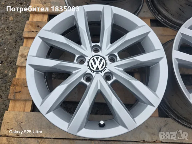 Лети джанти 16ки 5х112 VW, снимка 5 - Гуми и джанти - 56709308