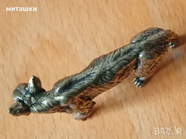 Бронзова фигурка каракал, снимка 5 - Статуетки - 56621948