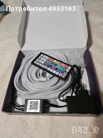 RGB LED неонова лента, снимка 3 - Лед осветление - 56677229