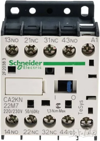 помощен контактор (управляващо реле) telemecanique ca2kn 22 m7