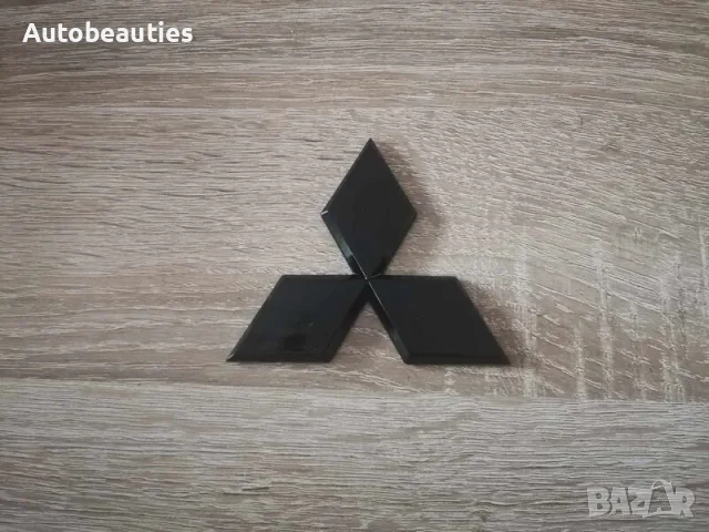 черно лого Mitsubishi 10 см, снимка 2 - Аксесоари и консумативи - 56581131