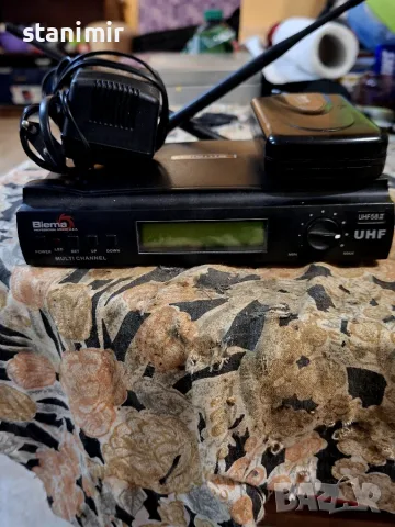 BIEMA WIRELESS UHF 58/SM3, снимка 2 - Микрофони - 56747688