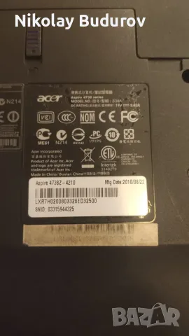 Лаптоп Acer Aspire 4738Z, снимка 4 - Лаптопи за дома - 56677757