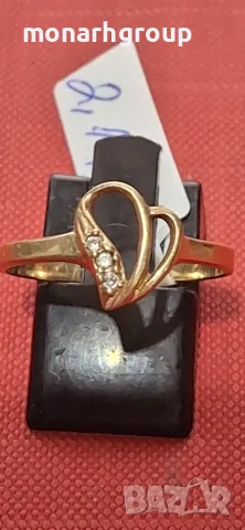 Златен пръстен /585/, снимка 2 - Пръстени - 56652145