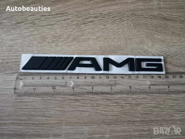 Mercedes Benz AMG черен мат емблема, снимка 2 - Аксесоари и консумативи - 56580943