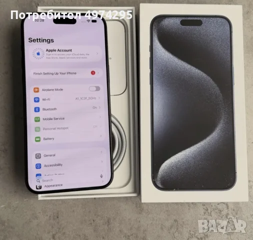 iPhone 15 про 256gb, снимка 3 - Apple iPhone - 56680034