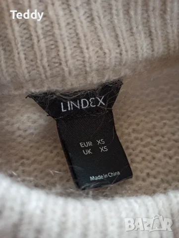 Мохеров пуловер LINDEX, размер S/M, снимка 4 - Блузи с дълъг ръкав и пуловери - 56553785