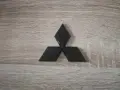 черно лого Mitsubishi 10 см, снимка 2