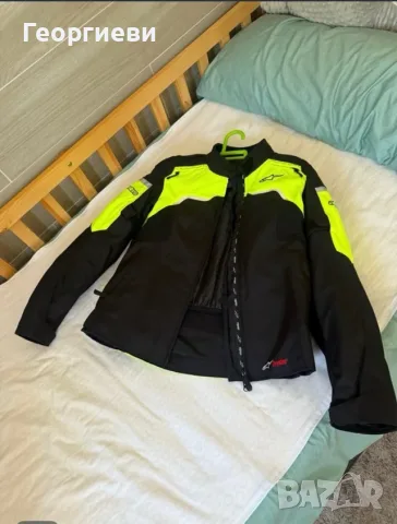 Мото Яке Alpinestars Stella черно с ярко жълто. Розмер L