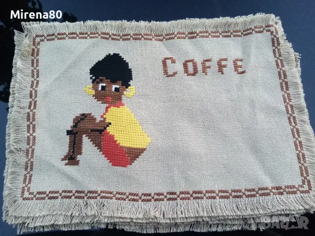 Комплект салфетки от соца, снимка 3 - Покривки за маси - 56644447