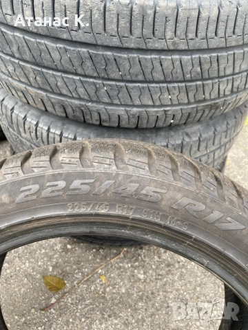 225/45 17 PIRELLI SOTTOZERO 3 7мм.грайфер, снимка 6 - Гуми и джанти - 56714901