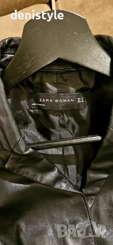 Zara кожено сако M размер , снимка 5 - Сака - 56616532