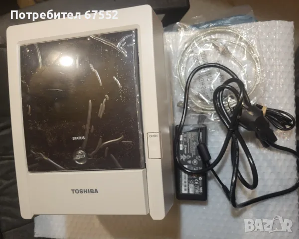 Термален принтер Toshiba B-EV4T. За товарителници Еконт/Спиди, етикети и касови бонове.