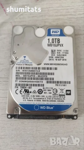 HDD 1Tb WD 99% 1000gb 2,5 инча за лаптоп